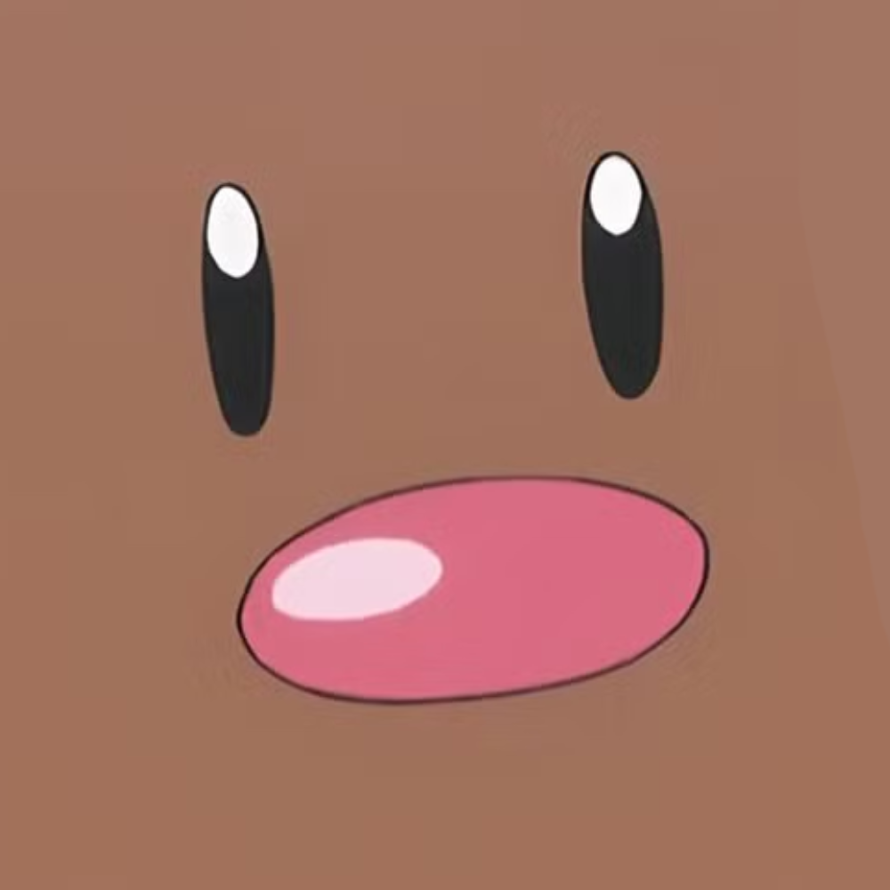Diglett token mascot